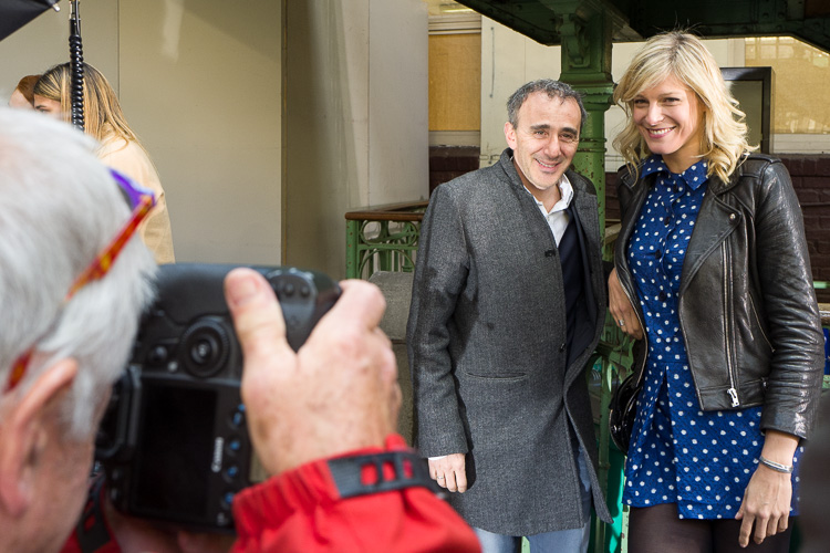 l'humoriste Elie Semoun et l'actrice Alexia Barlier